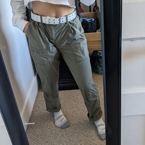 Joe fresh green cargo pants!